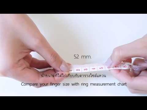 size ไซส์  New  How To Measure Your Ring Size At Home - วิธีวัดไซส์แหวน | RAVIPA