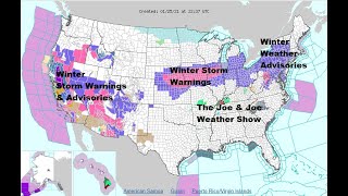 Joe & Joe Weather Show Winter Weather Advisories Winter Storm Warnings Northeast Mid Atlantic
