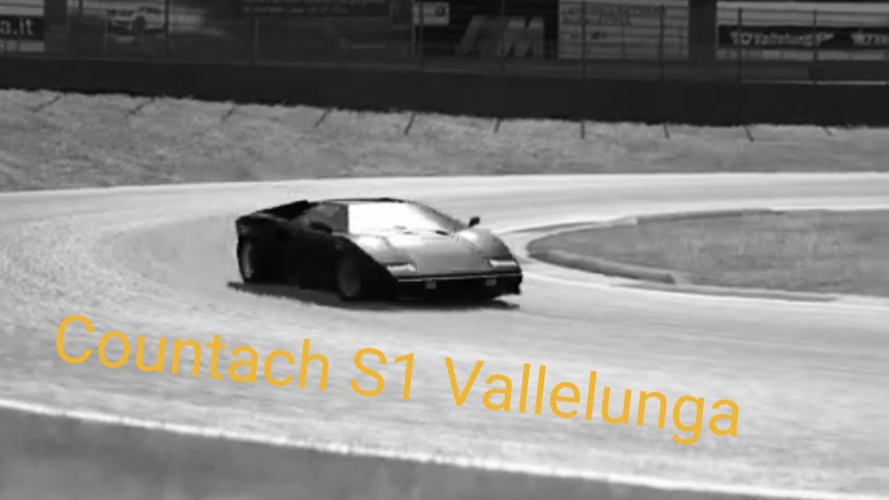 Assetto Corsa - Lamborghini Countach S1 - Vallelunga Club 0:55.793 ...
