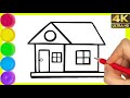 House drawing how to draw a house drawing in easy way step by step drawing for beginners by arya