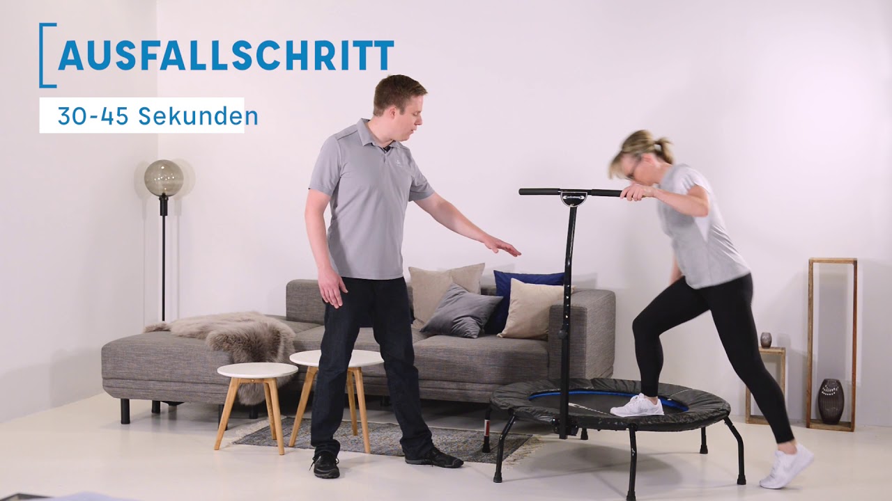 Trainingsprogramm für Anfänger auf dem cardiostrong Fitness Trampolin