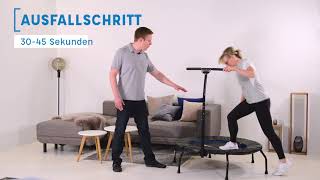 Trainingsprogramm für Anfänger auf dem cardiostrong Fitness Trampolin