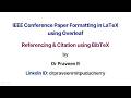 IEEE References &amp; Citations in Overleaf