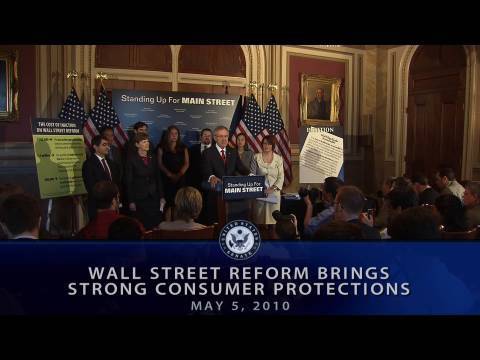 Wall Street Reform Brings Strong Consumer Protecti...