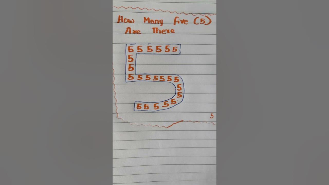 how-many-5-are-there-youtube