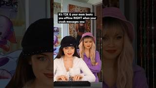 It’s #Y2K & your mom boots you offline RIGHT when your crush messages you! #early2000s #nostalgia