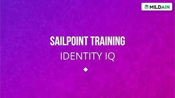 SAILPOINT IIQ | SAILPOINT TUTORIAL 2020
