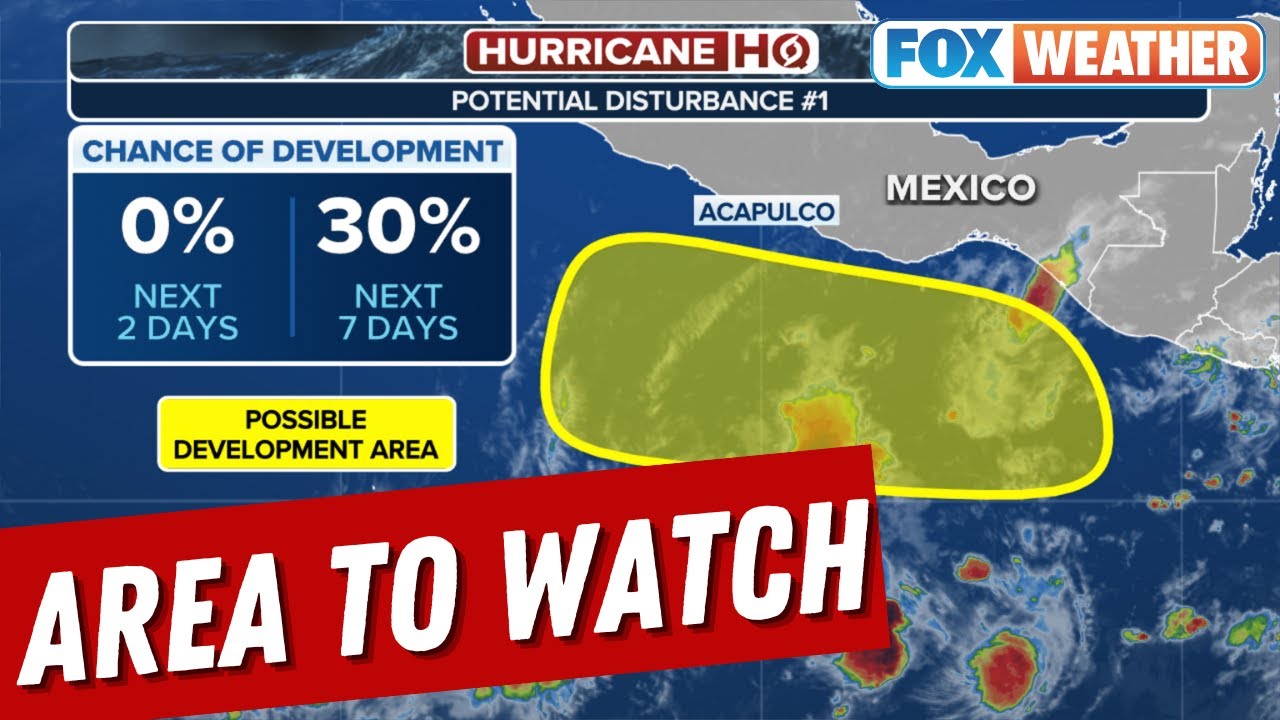 Tropical Storm Could Form In Eastern Pacific By This Weekend - YouTube