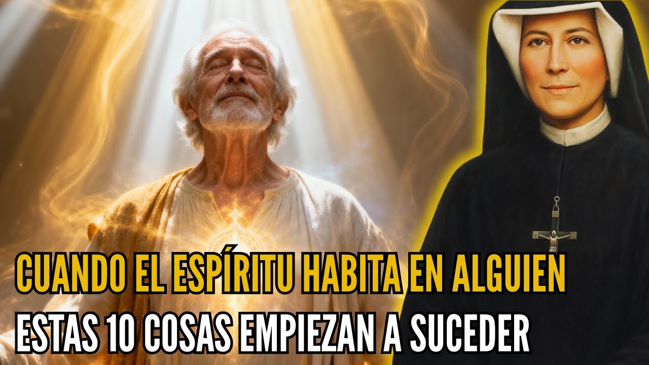 Santa Faustina revela: 10 cosas increíbles que ocurren cuando el Espíritu Santo entra en ti