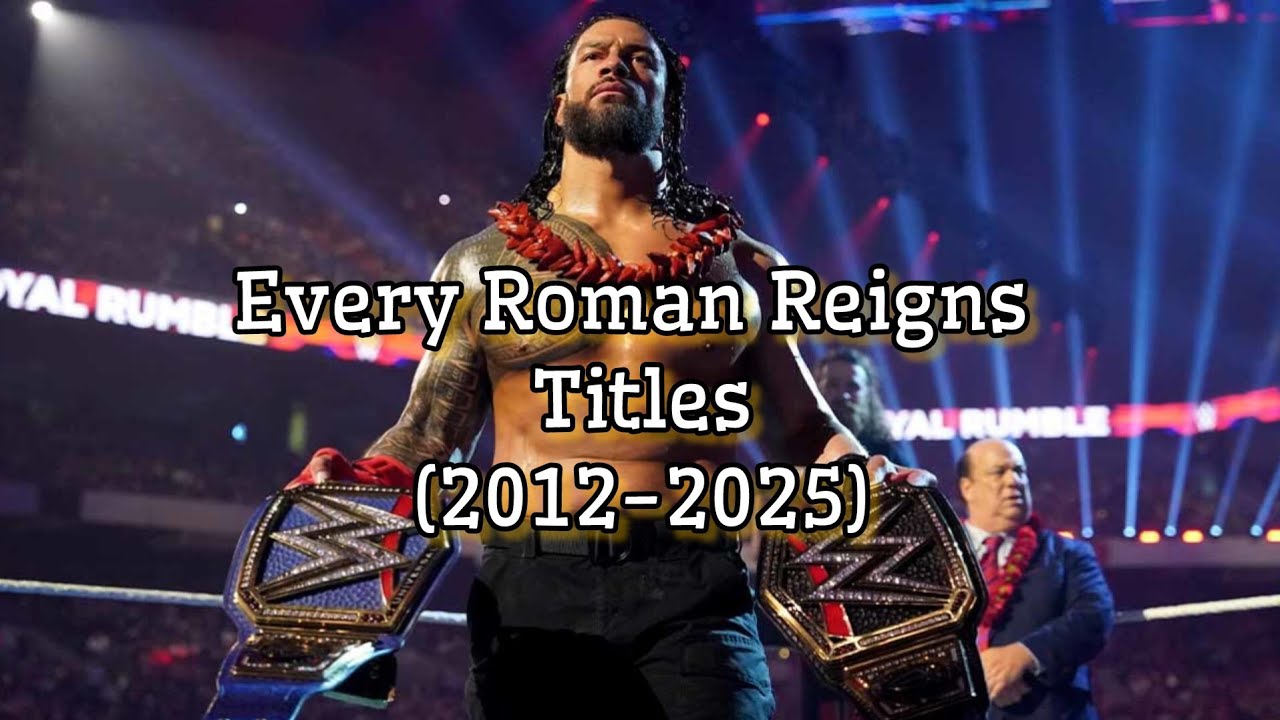 Every Roman Reigns Title (2012-2025)