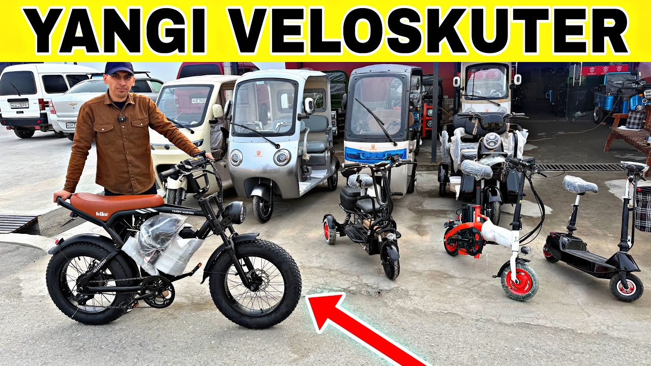 YANGI VELOSKUTER ENDI SKITER KERAK EMAS 30km-60km gacha yuradi 