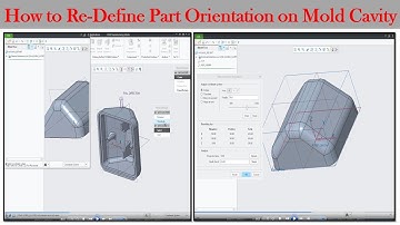 Creo Mold Design|How to Redefine or Reorient Part on Mold Cavity Environment| Lecture 05| Urdu/Hindi