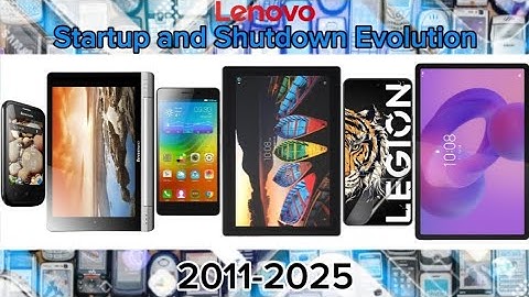 Lenovo Startup and Shutdown Evolution 2011-2025 #lenovo #lenovo_ev #lenovoevolution #lenovophone