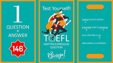 TOEFL Grammar Practice #146 | Written Expression Questions (Noun Form / Singular vs. Plural)