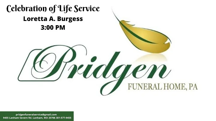 Loretta A. Burgess Celebration of LIfe