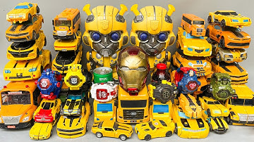Ultimate Yellow Transformers Bumblebee Toys Collection | Different Robot Tobot Carbot Transformation