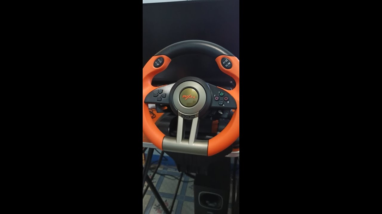 PXN V3 Pro Gaming Steering Wheel For PC,PS3,PS4 Unboxing & Testing -  Chatpat toy tv 