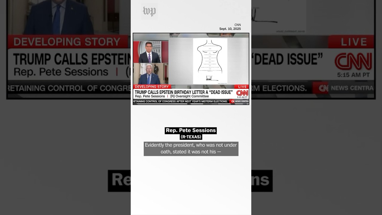 GOP denies signature in Epstein birthday book is Trump's