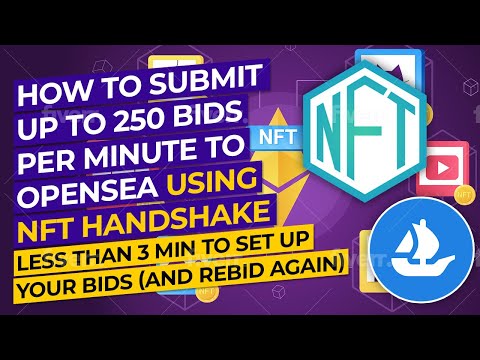 How to speed up our Opensea bidding bot (up to 250 bids per min) using NFT Handshake