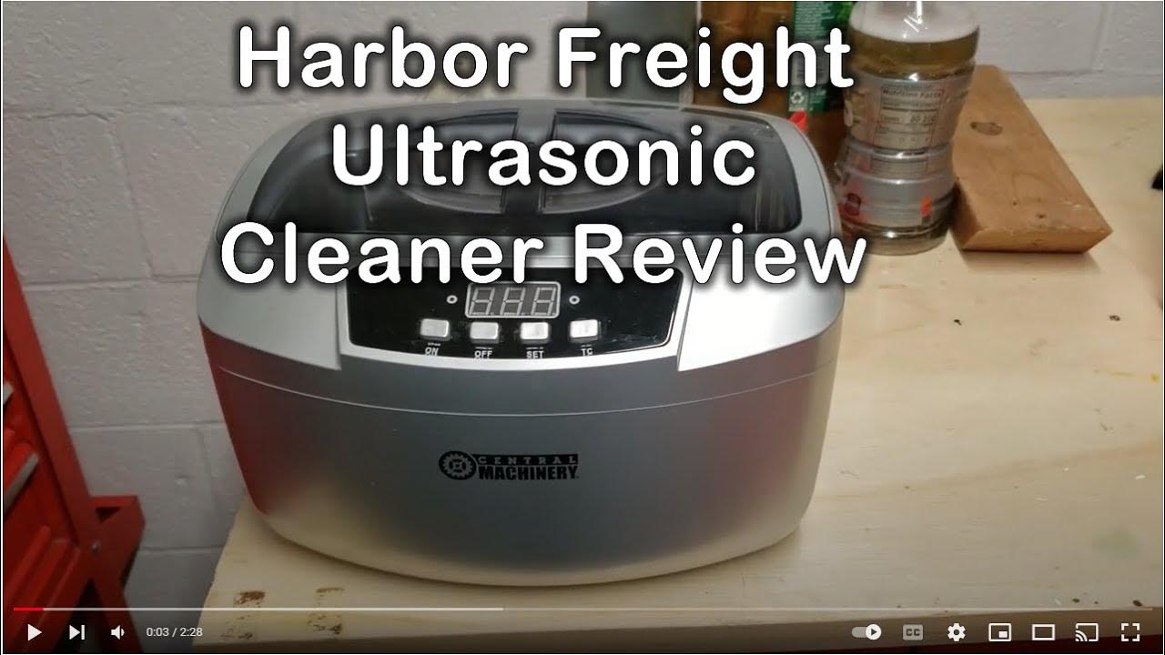 Harbor Freight Ultrasonic Cleaner Review YouTube