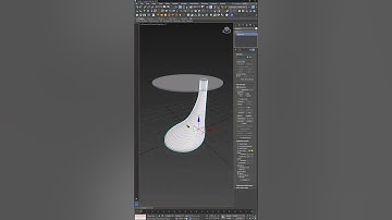 Modeling a Modern Curved Table in 3ds Max | Quick Tutorial #3dsmax #3dsmax  #3dmodeling