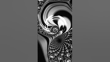 #hallucination #shorts #animation Fractal Pulse: Monochrome Mandelbrot and the Techno Revolution