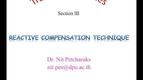 Line Compensate, Section 3 : Series Capacitor