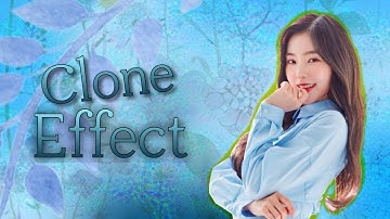 Edge rays clone effect ||| Video star tutorial