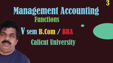 Management Accounting/V SEM/B.COM/BBA/Calicut university