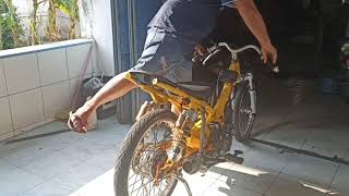 Dragbike setting bebek 115cc uye uye racing kediri