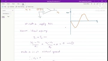 Inverting Amplifier Using Op- amp with design in Tamil