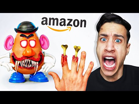 اشتريت 100 منتج محظور من أمازون اخطر صندوق عشوائي