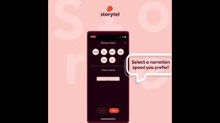How to Change Narration Speed on Storytel | Storytel | Gujarati | Audiobooks screenshot 1