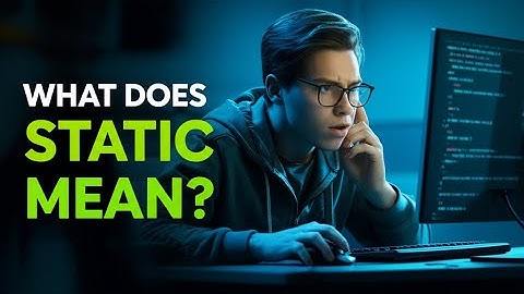 The static Keyword: C