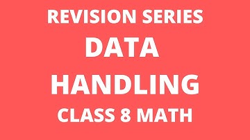 10 important questions (MCQ) for chapter 5 class 8 math | MCQ of Data Handling class 8 |