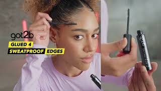 Discover NEW got2b Glued 4 Brows \& Edges WATERPROOF
