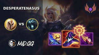 MID.GG: [ DesperateNasus ] Kayle BOT vs Karthus | EUW MASTER | LOL Season 2025