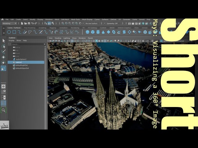 Maya: Visualizing a 360° Image - YouTube