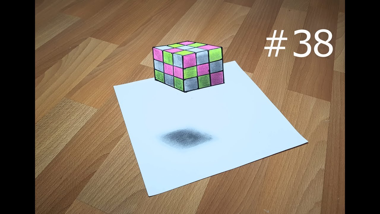 Как нарисовать 4д куб