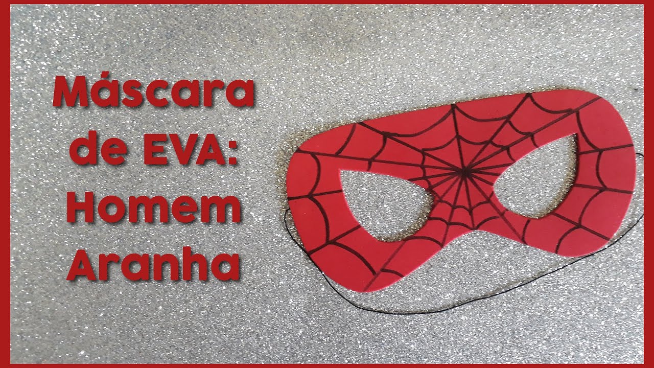 Máscara de EVA – Homem Aranha