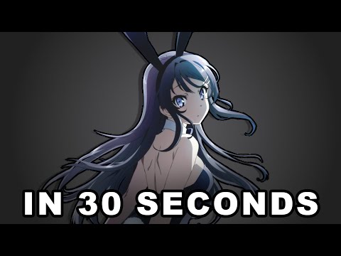 Bunny Girl Senpai in 30 Seconds (Abridged One-Shot)