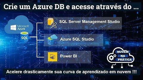 Banco de Dados Azure SQL; Conexão com SQL Server Management, Azure Studio e Power BI