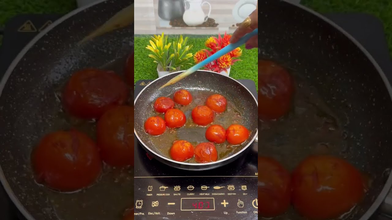 Viral Tomato Chutney Recipe Shorts Shortvideo Youtubeshorts Viralvideo Kalpanaskitchen