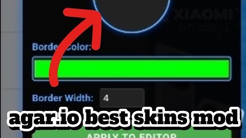 HOW TO GET CUSTOM SKINS IN AGAR.IO (ANDROID)