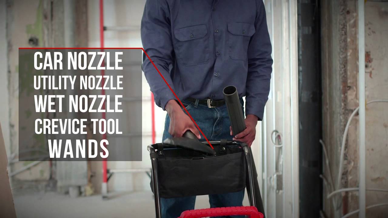 How To Use RIDGID® 1400RV 14 Gallon Wet/Dry Vac With Cart YouTube