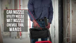 How To Use RIDGID® 1400RV  14 Gallon Wet/Dry Vac With Cart