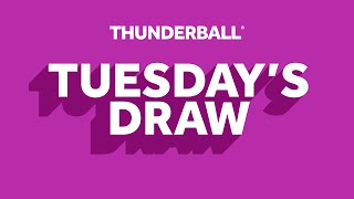 The National Lottery Thunderball Draw Results From Tuesday 12 November 2024
