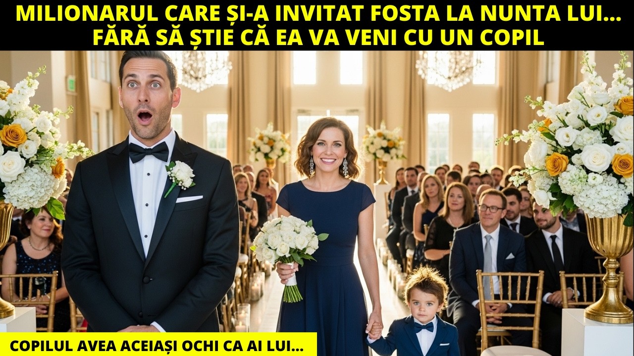 MILIONARUL CARE ȘI-A INVITAT FOSTA LA NUNTA LUI… FĂRĂ SĂ ȘTIE CĂ EA VA VENI CU UN COPIL