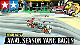 [超速GP] Balap Mini 4WD 123 Di Hari Pertama Season 174 [ミニ四駆超速グランプリ]