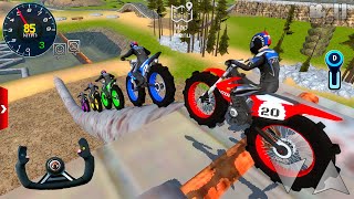 Mega Ramp Motocros Dirt Bike Stunt Racing Simulator #2 - Extreme Offroad Outlaws Android Gameplay screenshot 4